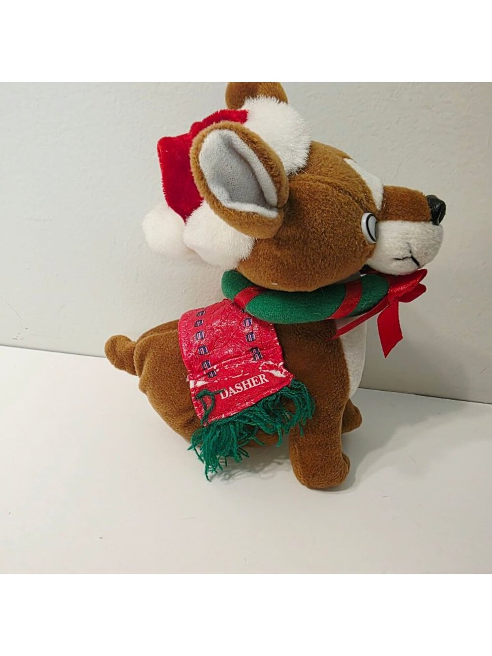 Vtg Dasher Reindeer by Sugarloaf Toy Connection Holiday Christmas Plush Toy